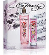 ED HARDY 2 PCS SET FOR WOMEN: 1 OZ EAU DE PARFUM SPRAY + 8 OZ FRAGRANCE MIST.