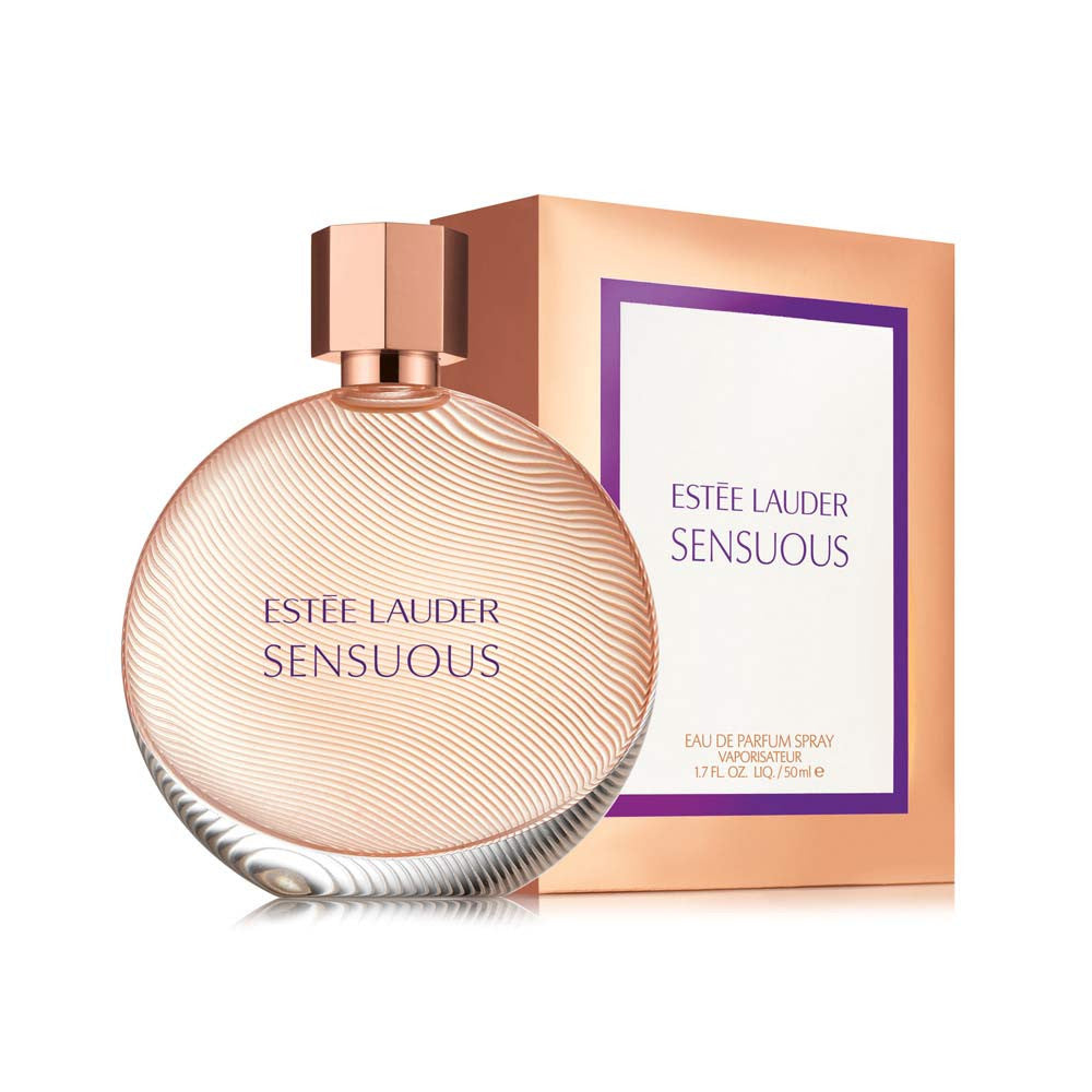 Estee Lauder Sensuous Eau de Parfum spray bottle with packaging