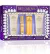 WHITE DIAMONDS 4 PCS SET FOR WOMEN: 3.3 EAU DE TOILETTE SPRAY + 0.33 EAU DE TOILETTE SPRAY + 3.3 BODY LOTION + 3.3 BODY WASH 