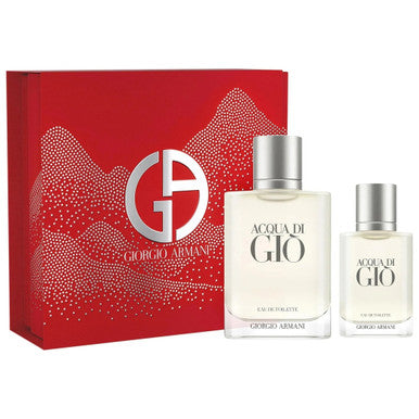 Acqua Di Gio 2 Pcs Set: 3.3 Eau De Toilette Spray + 1 Oz Eau De Toilette Spray - ACCEXO