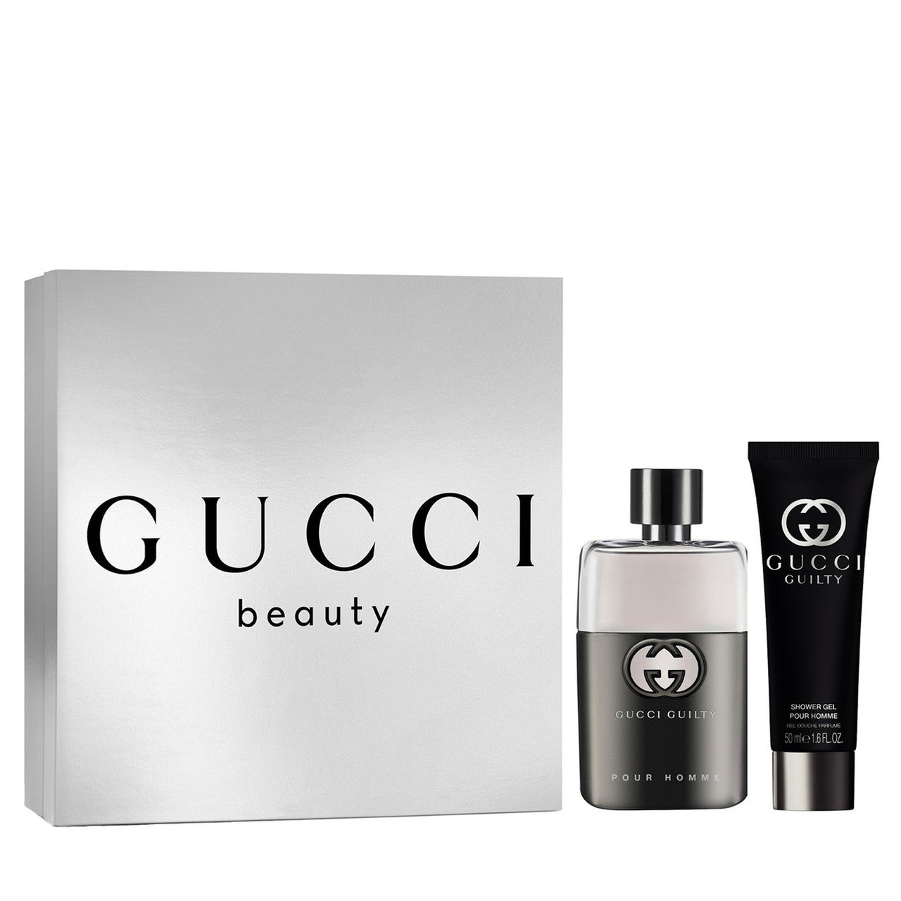 GUCCI GUILTY 2 PCS SET FOR MEN: 1.6 EAU DE TOILETTE SPRAY + 1.6 SHOWER GEL