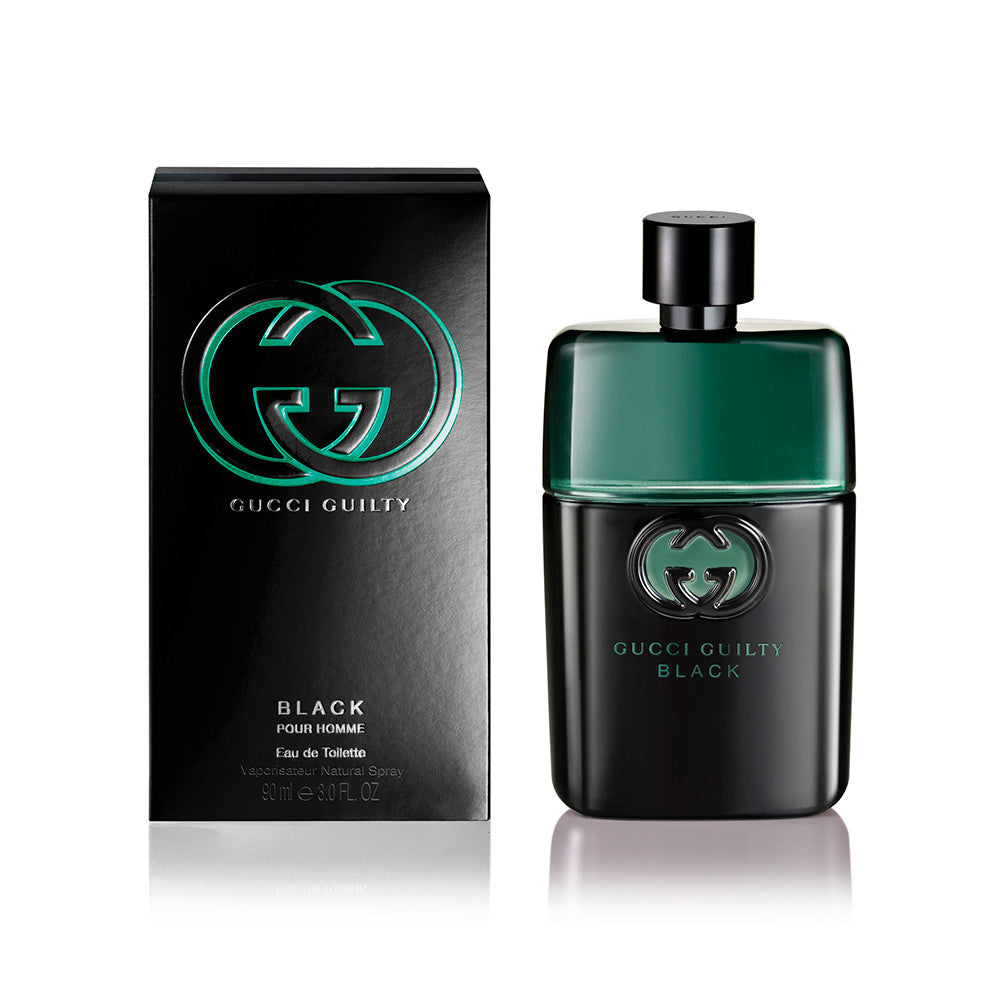 GUCCI GUILTY BLACK 3 OZ EAU DE TOILETTE SPRAY FOR MEN