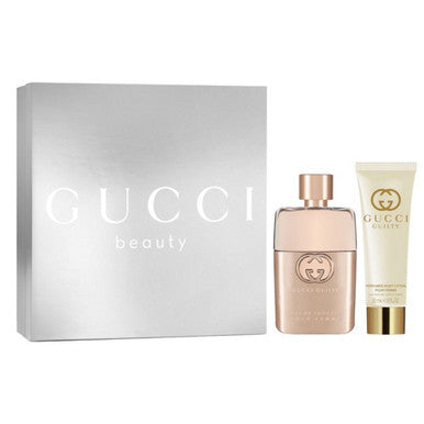 Gucci Guilty Pour Femme 2 Pcs Set: 1.6 Eau De Toilette Spray + 1.6 Body Lotion - ACCEXO