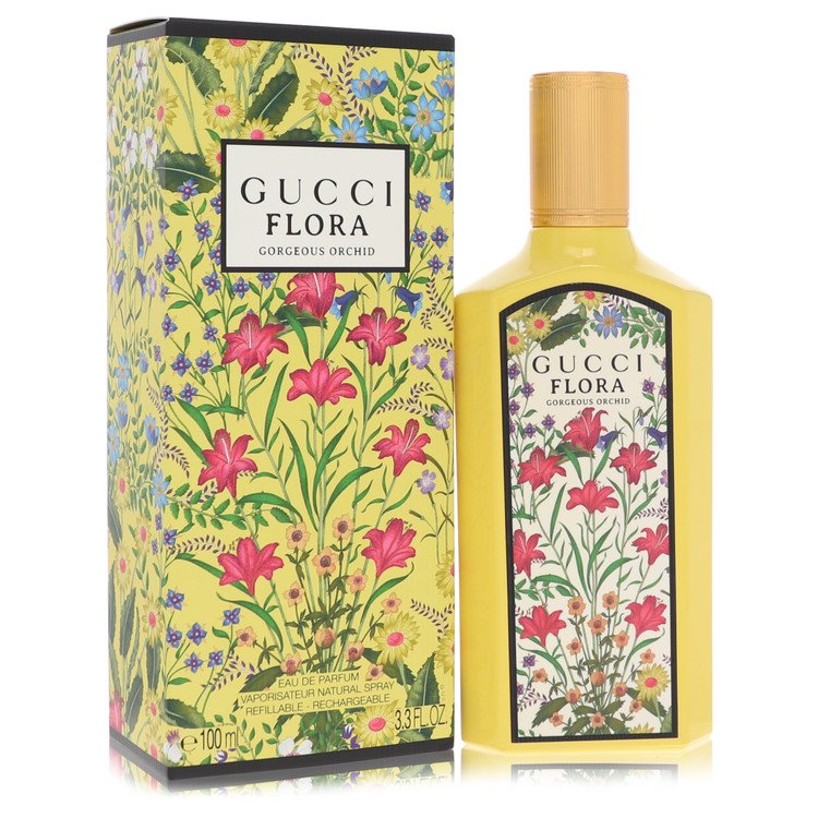 Flora Gorgeous Orchid Perfume By Gucci Eau De Parfum Spray Refillable