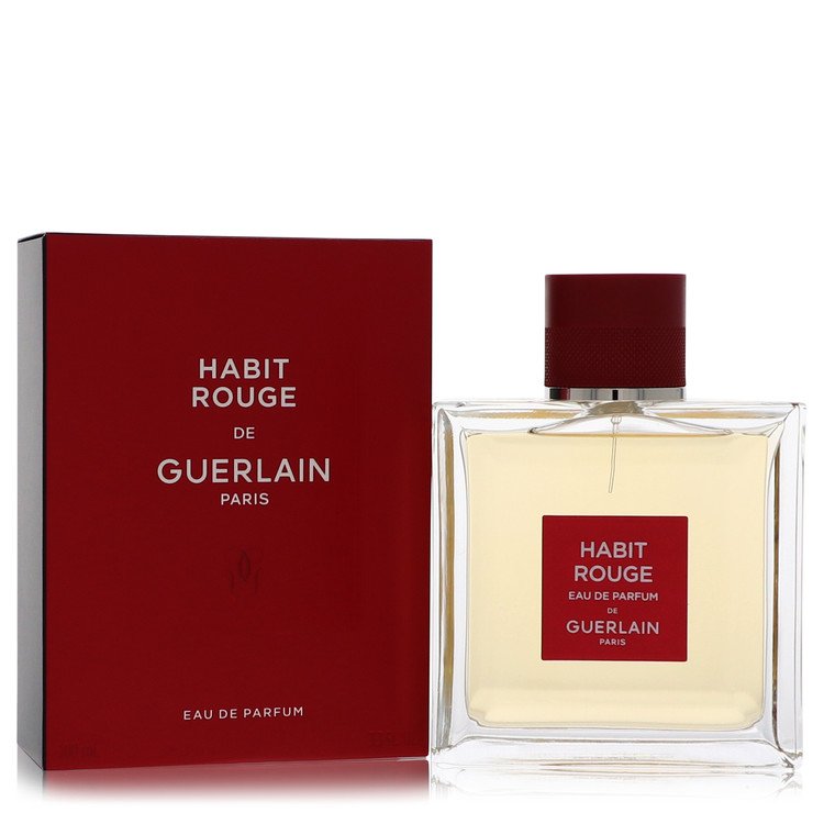 Habit Rouge Cologne By Guerlain Eau De Parfum Spray