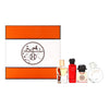 HERMES WOMEN'S PERFUMES DISCOVERY 4 PCS SET: TWILLY D'HERMES 0.25 EAU DE PARFUM + UN JARDIN SUR LE NIL 0.25 EAU DE TOILETTE + EAU DE RHUBARBE ECARLATE 0.25 EAU DE COLOGNE + EAU DES MERVEILLES 0.25 EAU DE TOILETTE (HARD)