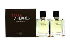 TERRE D'HERMES DUO 2*50ML 2 PCS SET: 1.7 EAU DE TOILETTE SPRAY * 2 PIECES