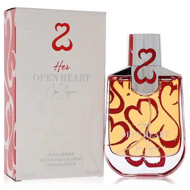 Her Open Heart Perfume By Jane Seymour Eau De Parfum Spray with Free Jewelry Roll