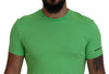 Dsquared² Green Modal Short Sleeves Crewneck T-shirt
