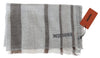 Multicolor Wool Stripe Fringe Scarf Unisex