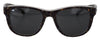 Elegant Black Acetate Sunglasses for Women