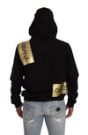 Elevate Your Style with a Black Golden-Logo Pullover