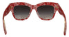 Dolce & Gabbana Elegant Red Lace Detail Sunglasses