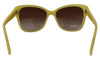 Chic Yellow Acetate Gradient Sunglasses