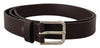 Dolce & Gabbana Elegant Leather Belt With Logo Buckle