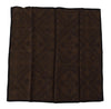 Chic Brown Patterned Square Scarf