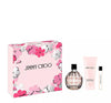 JIMMY CHOO 3 PCS SET FOR WOMEN: 3.3 EAU DE PARFUM + 0.25 EAU DE PARFUM + 3.3 BODY LOTION