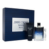 JIMMY CHOO MAN BLUE 3 PCS SET FOR MEN: 3.3 EAU DE TOILETTE SPRAY + 0.25 EAU DE TOILETTE SPRAY + 3.3 SHOWER GEL