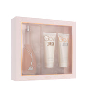 J LO GLOW 3 PCS SET FOR WOMEN: 3.4 EAU DE TOILETTE SPRAY + 2.5 BODY LOTION + 2.5 SHOWER GEL
