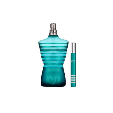 Jean Paul Gaultier Le Male 2 Pcs Set: 4.2 Eau De Toilette Spray + 0.68 Eau De Toilette Spray - ACCEXO