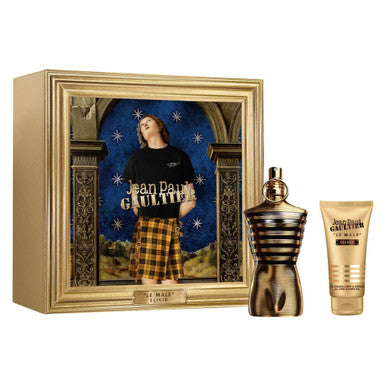 Jean Paul Gaultier Le Male Elixir 2 Pcs Set: 4.2 Parfum Spray + 2.5 Shower Gel - ACCEXO