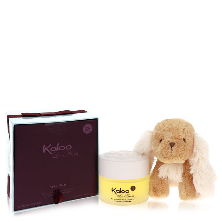 Kaloo Les Amis Cologne By Kaloo Eau De Senteur Spray / Room Fragrance Spray (Alcohol Free) + Free Fluffy Puppy