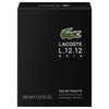 LACOSTE L.12.12 NOIR 3.3 EAU DE TOILETTE SPRAY FOR MEN