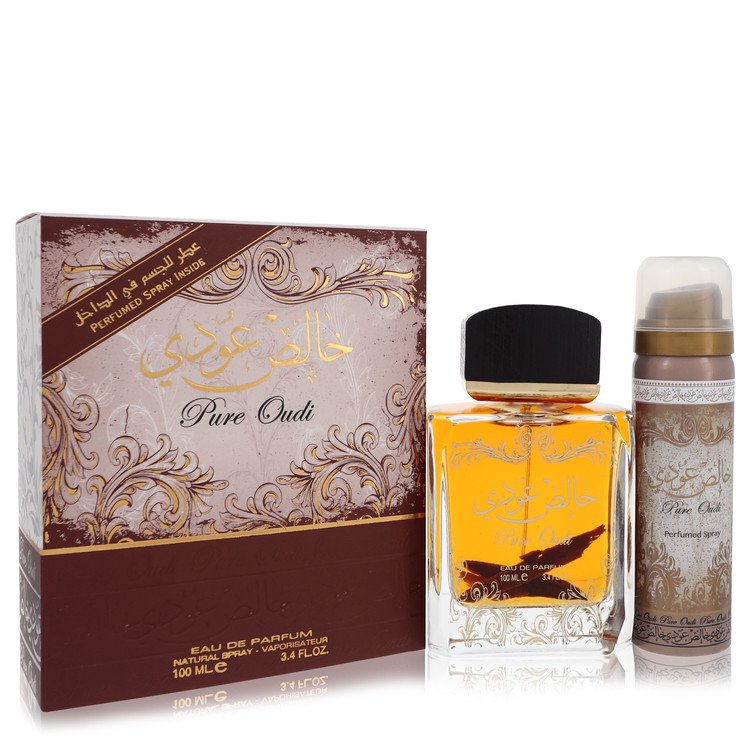Lattafa - Lattafa Pure Oudi Perfume By Lattafa Eau De Parfum Spray Plus 1.7 oz Deodorant. SKU: 561355