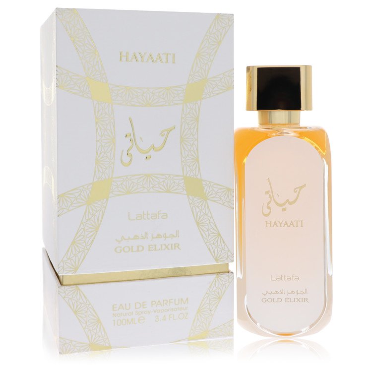 Lattafa Hayaati Gold Elixir Perfume By Lattafa Eau De Parfum Spray (Unisex)