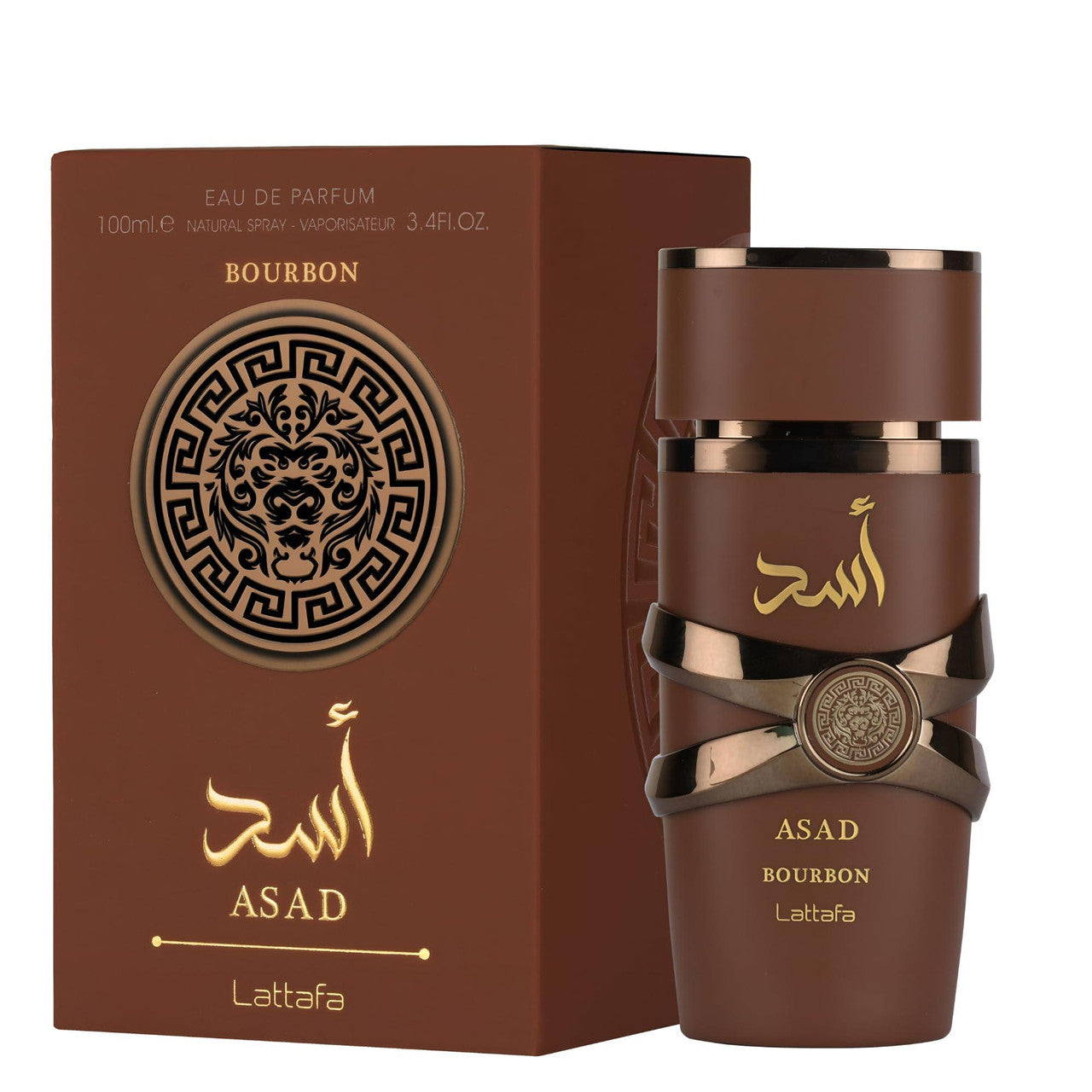 LATTAFA ASAD BOURBON 3.4 EAU DE PARFUM SPRAY