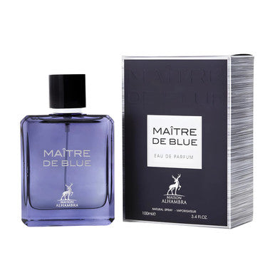 Alhambra Maitre De Blue 3.4 Eau De Parfum Spray For Men - ACCEXO