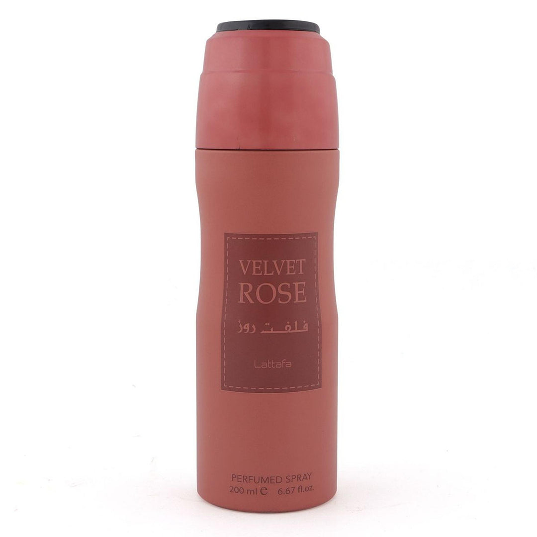 LATTAFA VELVET ROSE 6.7 PERFUMED BODY SPRAY
