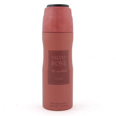 LATTAFA VELVET ROSE 6.7 PERFUMED BODY SPRAY