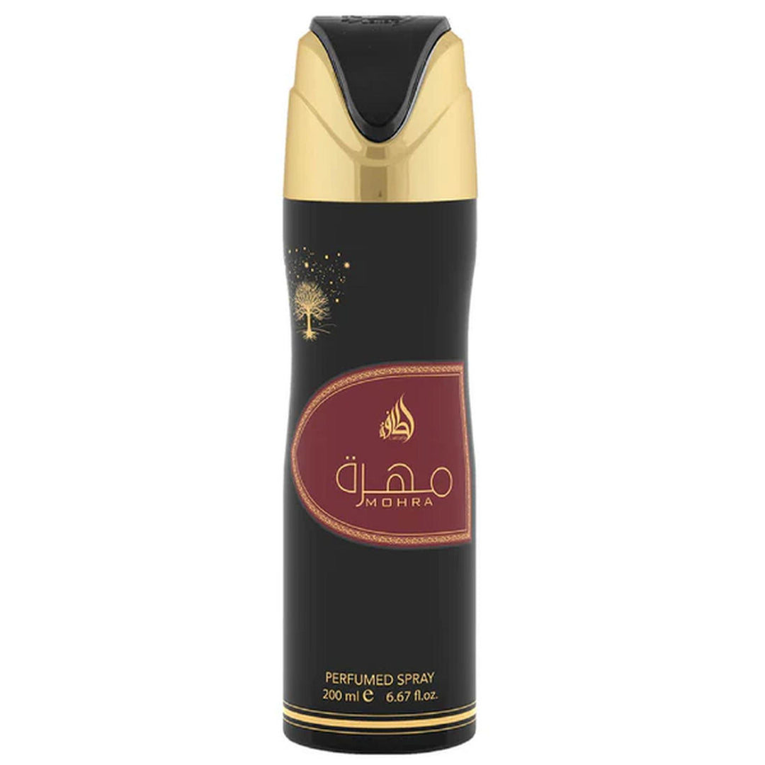 LATTAFA MOHRA 6.7 PERFUMED BODY SPRAY
