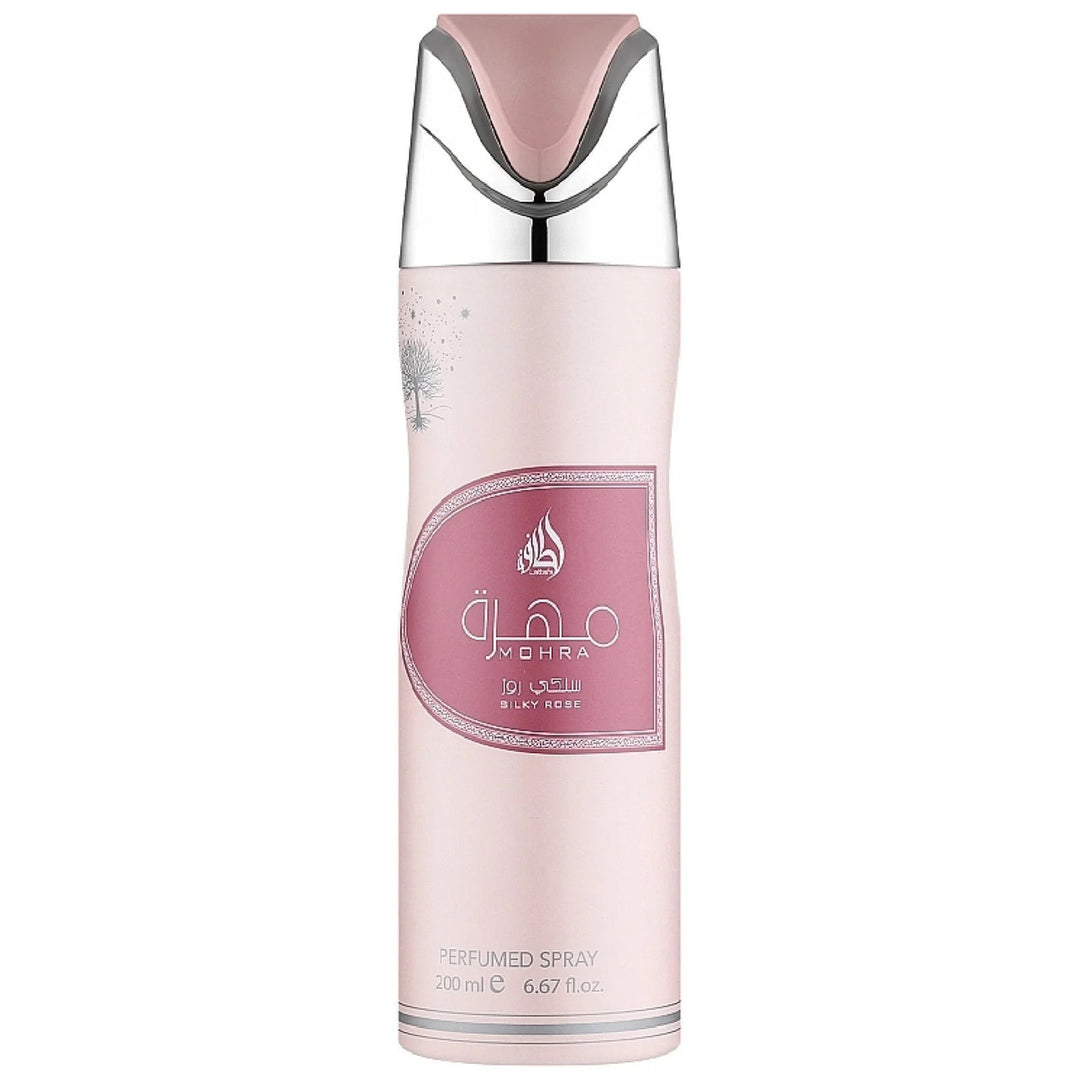 LATTAFA MOHRA SILKY ROSE 6.7 PERFUMED SPRAY
