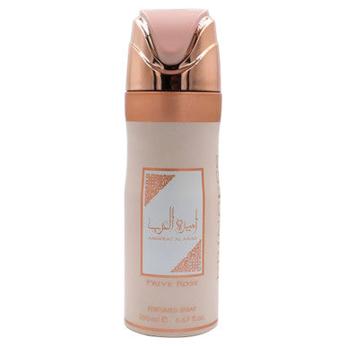 Lattafa Ameerat Al Arab Prive Rose 6.7 Perfumed Body Spray For Women - ACCEXO