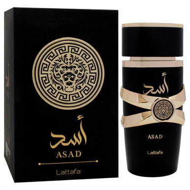Lattafa Asad 3.4 Eau De Parfum Spray For Men - ACCEXO