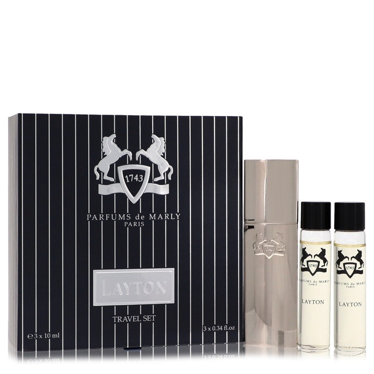 Layton Royal Essence Cologne By Parfums De Marly Three Eau De Parfum Sprays Travel Set