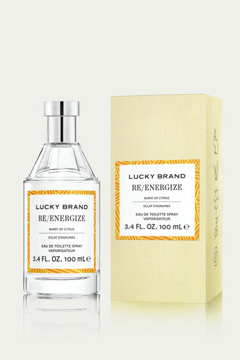 Lucky Brand Re/Energize 3.4 Eau De Toilette Spray - ACCEXO