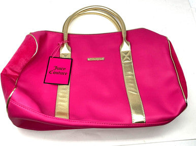 Juicy Couture Pink & Gold Mini Duffle Bag - ACCEXO