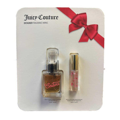 Juicy Couture 2 Pcs Set For Women: Malibu Surf 1.3 Eau De Toilette Spray + Viva La Juicy La Fleur 0.3 Eau De Toilette Spray - ACCEXO