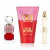 JUICY COUTURE OUI 3 PCS SET: 1 OZ EAU DE PARFUM SPRAY + 0.33 EAU DE PARFUM SPRAY + 4.2 BODY CREAM BY JUICY COUTURE