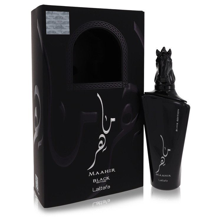 Maahir Black Edition Perfume By Lattafa Eau De Parfum Spray (Unisex)