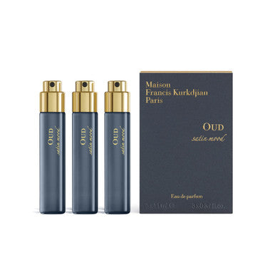 Maison Francis Oud Satin Mood 3 Pcs Set: 3 X 0.37 Oz Eau De Parfum Refill - ACCEXO