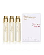 MAISON FRANCIS KURKDJIAN BACCARAT ROUGE 540 3 PCS SET: 3 X 0.37 OZ EAU DE PARFUM REFILL