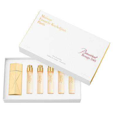 Maison Francis Kurkdjian Baccarat Rouge 540 6 Pcs Set: Travel Spray Case + 5 X 0.37 Oz Eau De Parfum (Travel Set) - ACCEXO