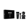 MOSCHINO TOY BOY 3 PCS SET: 3.4 EAU DE PARFUM SPRAY + 0.3 EAU DE PARFUM SPRAY + 3.4 BODY GEL