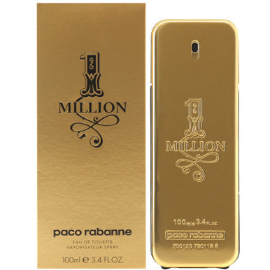 Paco Rabanne One Million 3.4 Eau De Toilette Spray For Men - ACCEXO