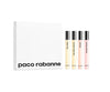 PACO RABANNE 4 PCS EAU DE PARFUM TRAVEL SPRAY SET FOR WOMEN: LADY MILLION 0.34 + OLYMPEA 0.34 + LADY MILLION FABULOUS 0.34 + OLYMPEA BLOSSOM 0.34 BY PACO RABANNE