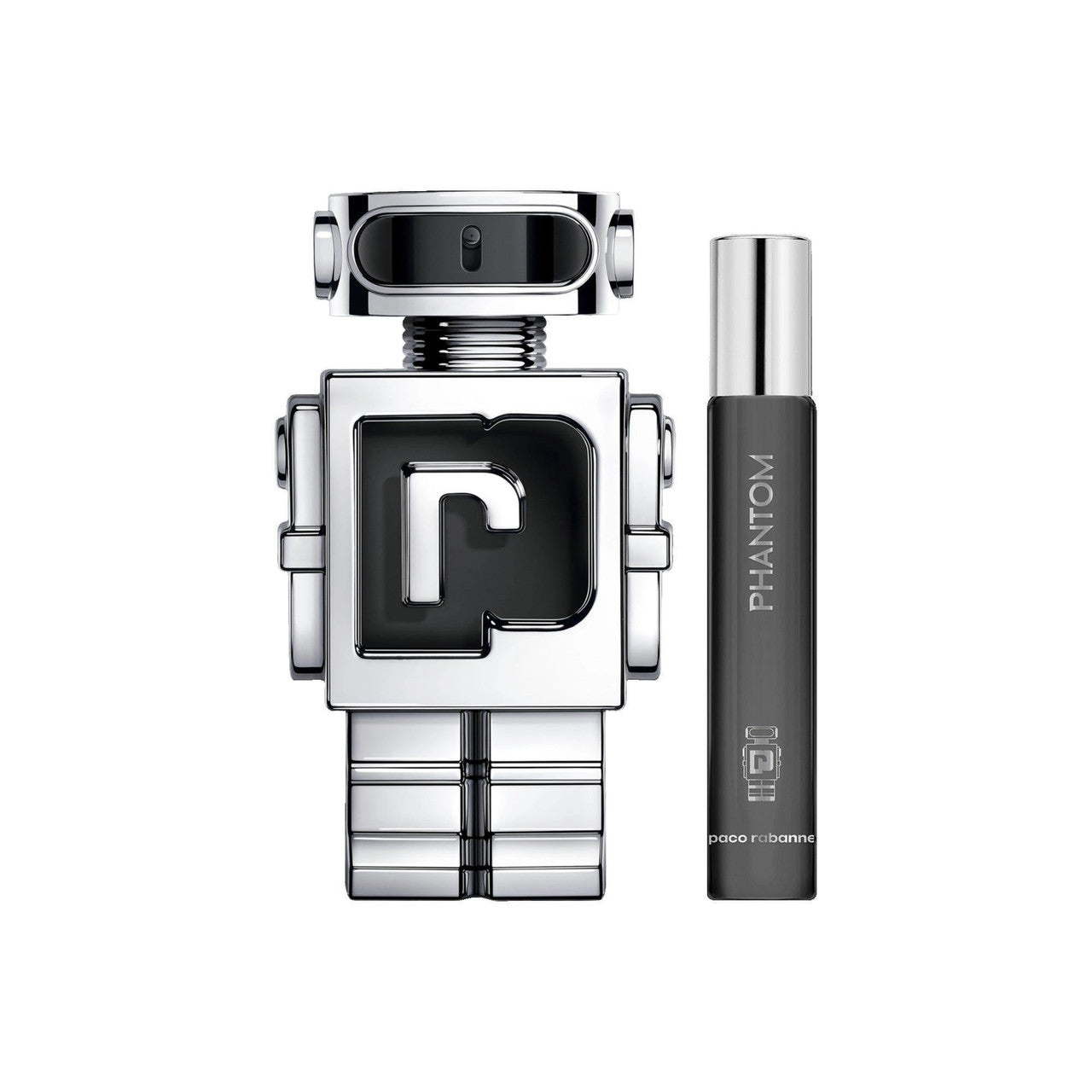PACO RABANNE PHANTOM 2 PCS SET FOR MEN: 3.4 EAU DE TOILETTE SPRAY + 0.34 EAU DE TOILETTE SPRAY
